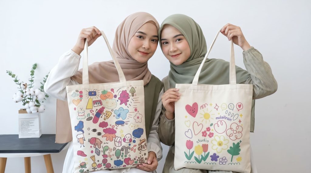 Produsen Tas Goodie Bag Kanvas Solo, Fara Putri Bag Store, 0857-9282-9246